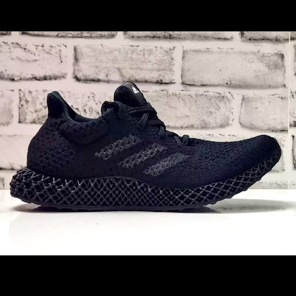adidas Futurecraft 4D Black Carbon New Sneakers Men's Size 7 US Q46228